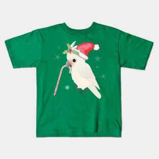 A cute Christmas goffin cockatoo Kids T-Shirt